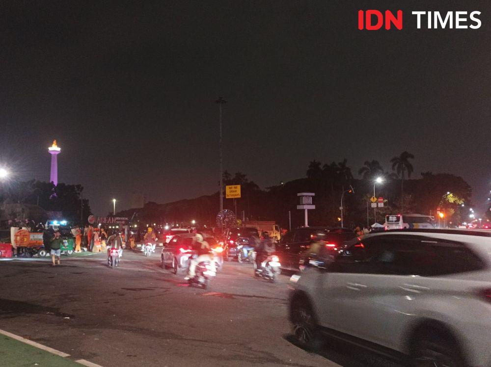 Demo Bela Rempang di Monas Bubar, Arus Lalu Lintas Kembali Lancar