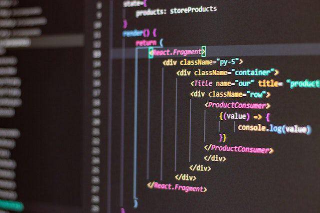 Ilustrasi layar code dalam css. Pexels.com/Antonio Batinić