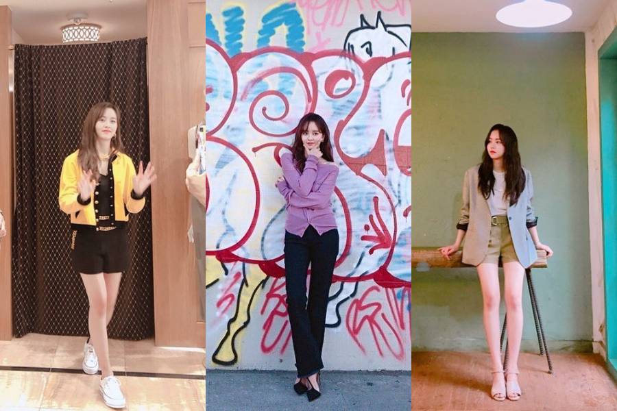 ide outfit feminin ala Kim So-hyun (instagram.com/wow_kimsohyun)