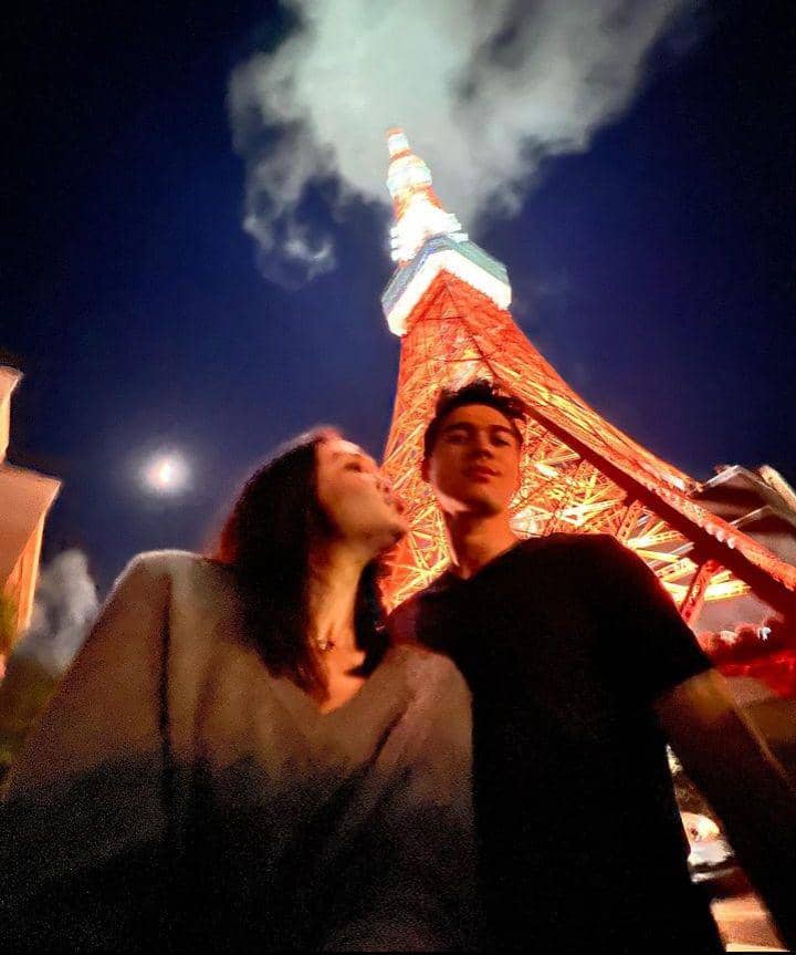 Luna dan Maxime di Jepang (Instagram.com/bouttier_maxime)