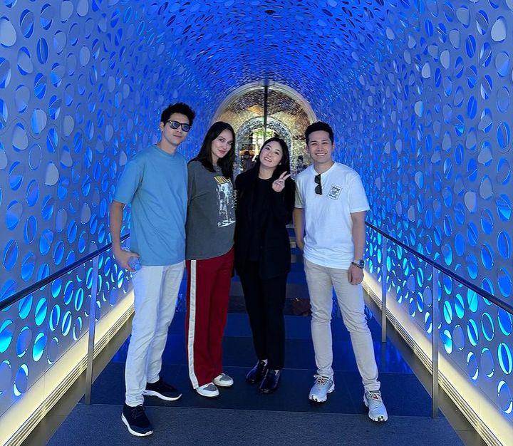 Luna dan Maxime di Jepang (Instagram.com/afra.ray)