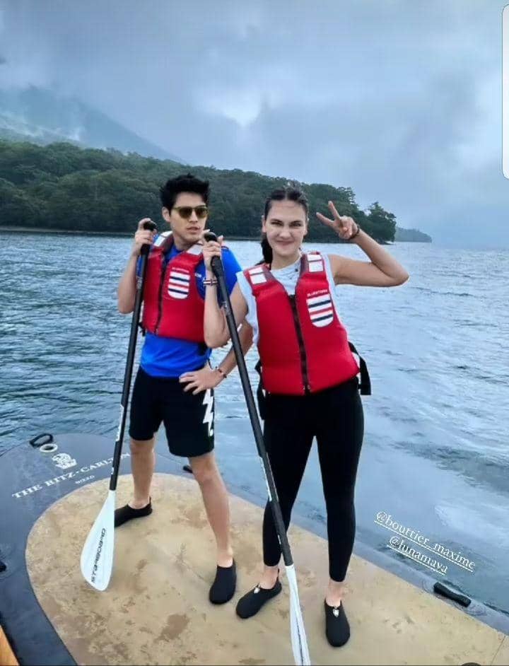 Luna dan Maxime di Jepang (Instagram.com/afra.ray)