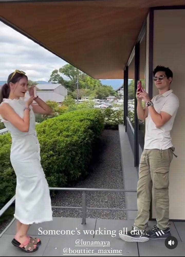 Luna dan Maxime di Jepang (Instagram.com/afra.ray)