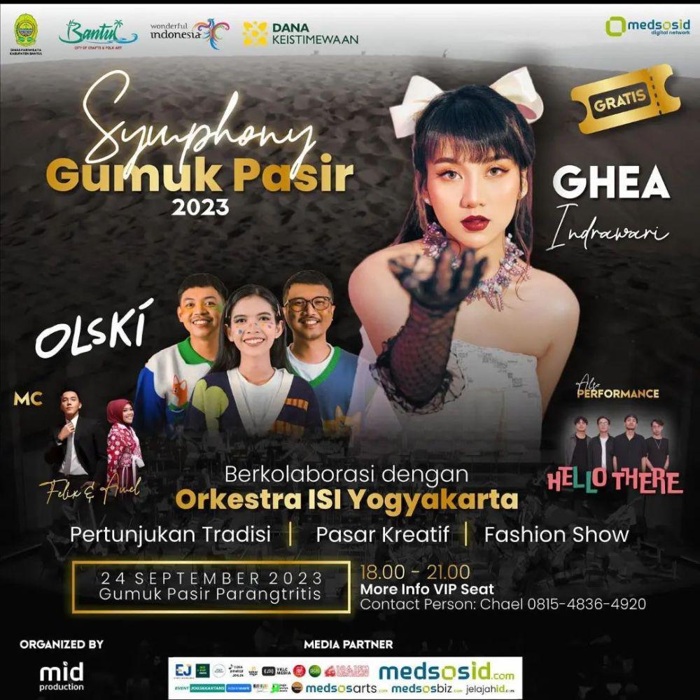Symphony Gumuk Pasir 2023 Siap Digelar, Hadirkan Ghea Indrawari