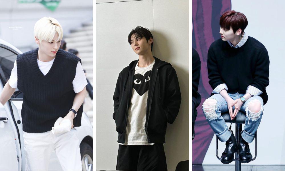 11 Inspirasi Outfit Monokrom ala Hwang Minhyun, Ganteng Maksimal