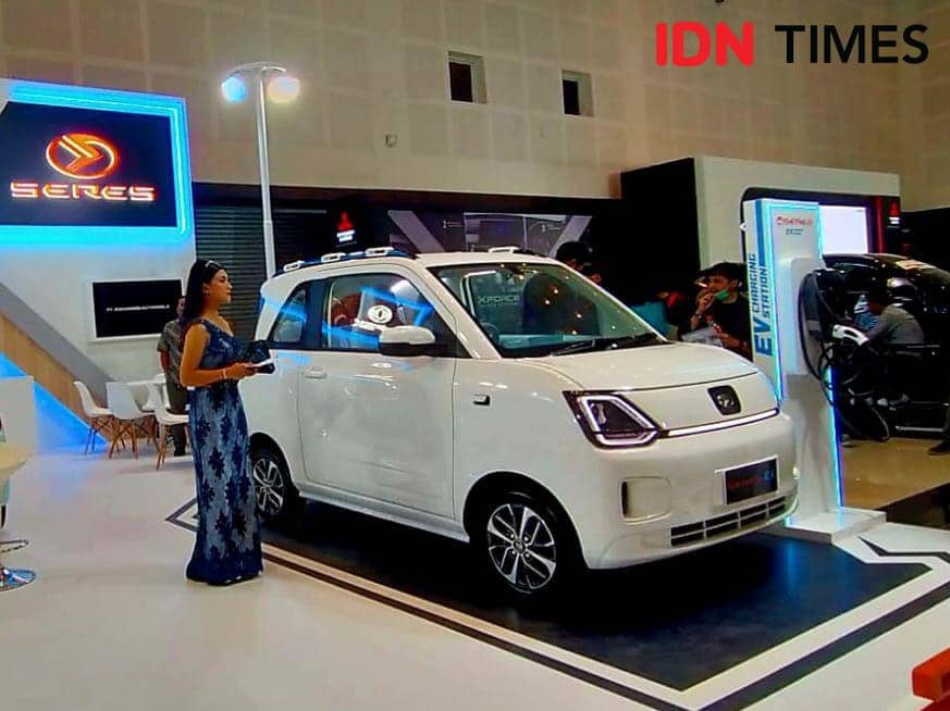Seres E1 diluncurkan dengan harga di bawah Rp200 juta di GIIAS Surabaya. IDN Times/Ardiansyah Fajar.