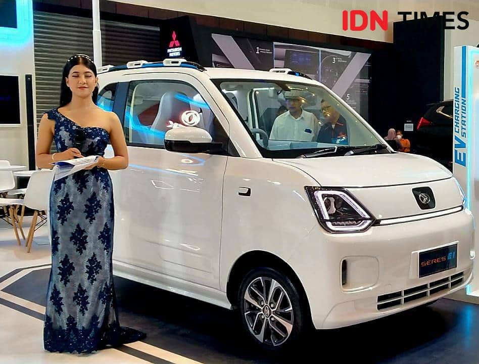Seres E1 diluncurkan dengan harga di bawah Rp200 juta di GIIAS Surabaya. IDN Times/Ardiansyah Fajar.