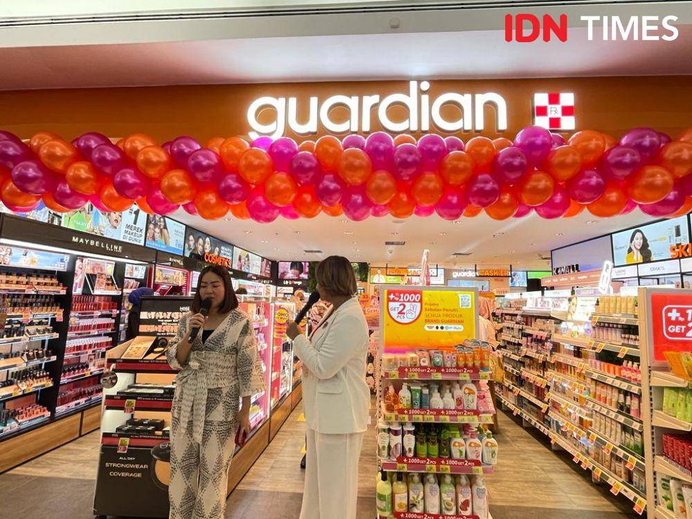 Peresmian Konsep dan Tampilan Baru Gerai Guardian. (20/9/23) (IDNTimes/Dina Fadillah Salma)