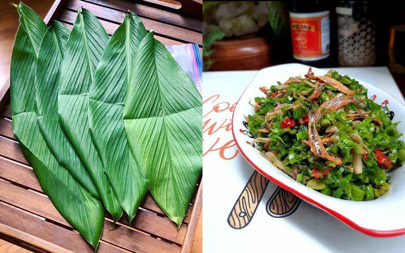 daun kunyit (instagram.com/mrs.lina.thomas) | olahan daun kunyit (instagram.com/rosavene)