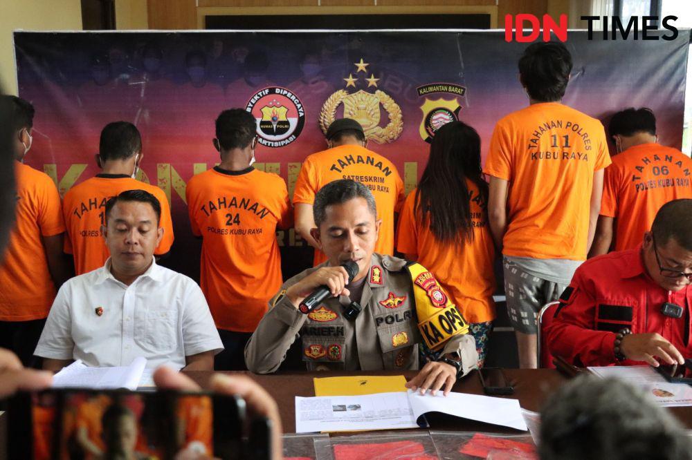 11 Orang Bakar 80,86 Hektare Lahan di Kubu Raya Kalbar