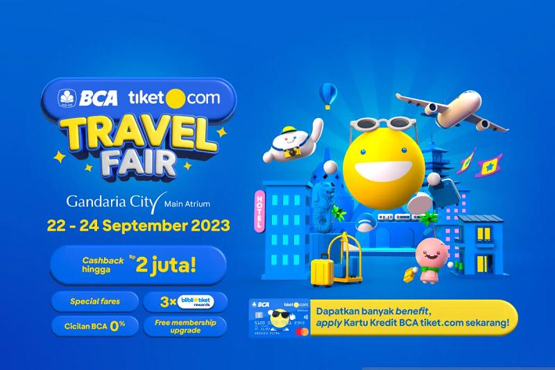 BCA tiket.com Travel Fair 2023 Banjir Promo dan Cashback