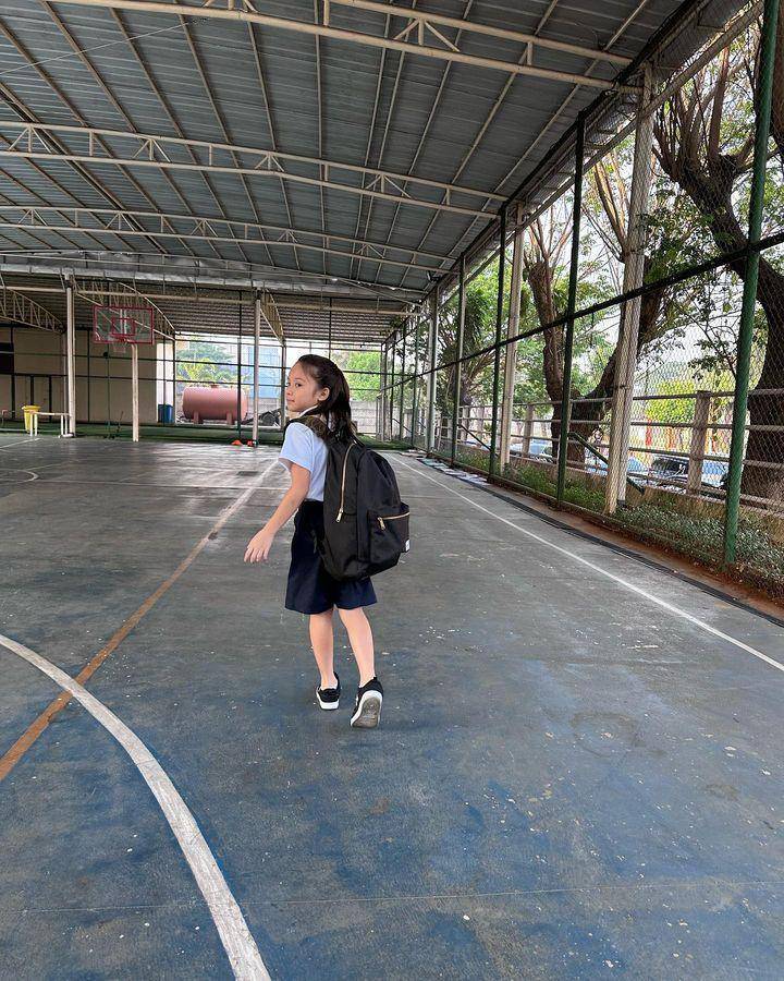potret Gempi berangkat sekolah (instagram.com/gisel_la)