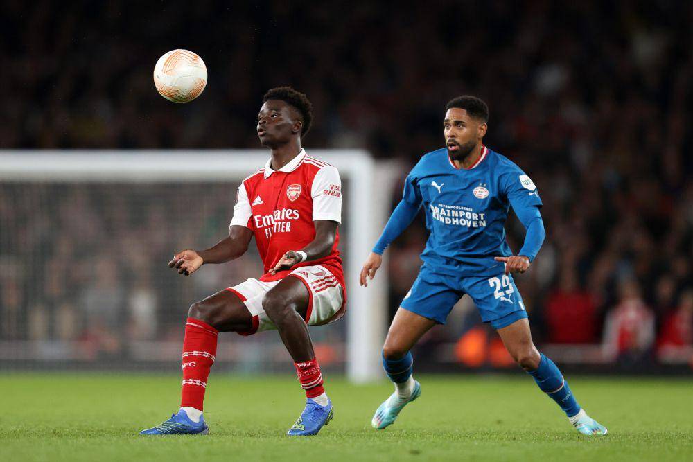Arsenal bersua PSV Eindhoven di Liga Europa 2022/2023. (uefa.com)