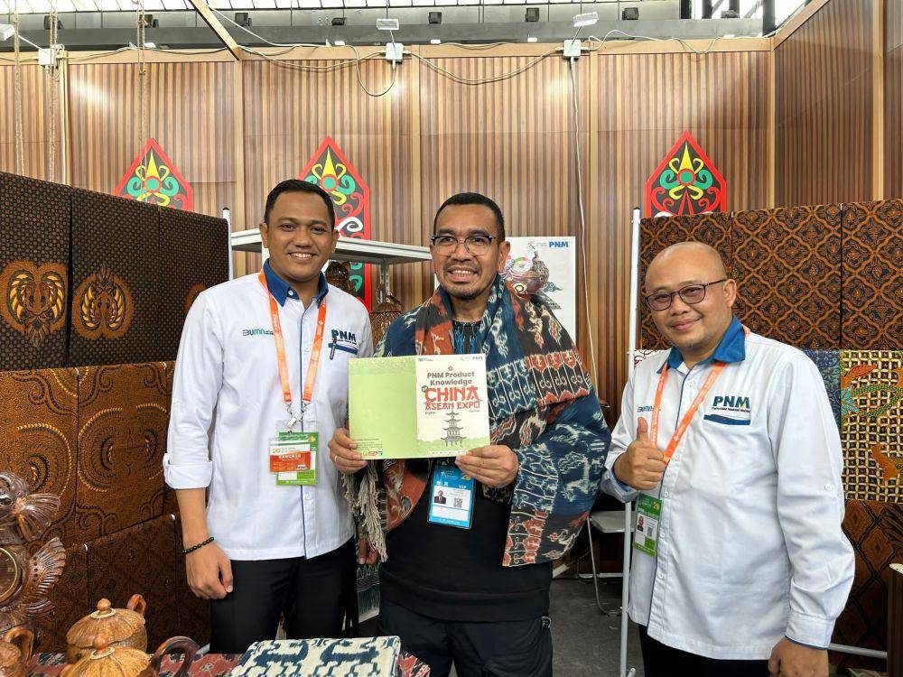 Kementrian BUMN RI mengajak PNM untuk memfasilitasi produk UMKM eksis di kancah internasional. Gelaran ini berlokasi di International Convention and Exhibition Center, Nanning, Guangxi, China pada tanggal 16 - 19 Agustus 2023. (Dok. PNM)