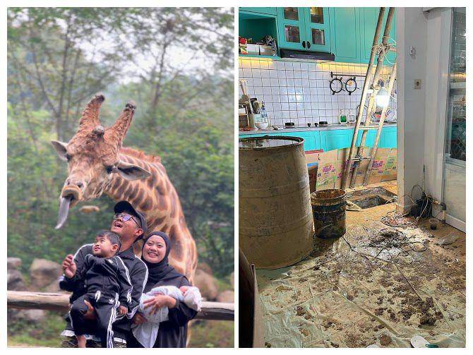 potret Musdalifah Basri dan keluarga liburan di kebun binatang (instagram.com/dianiyoy|instagram.com/musdalifahbasri)