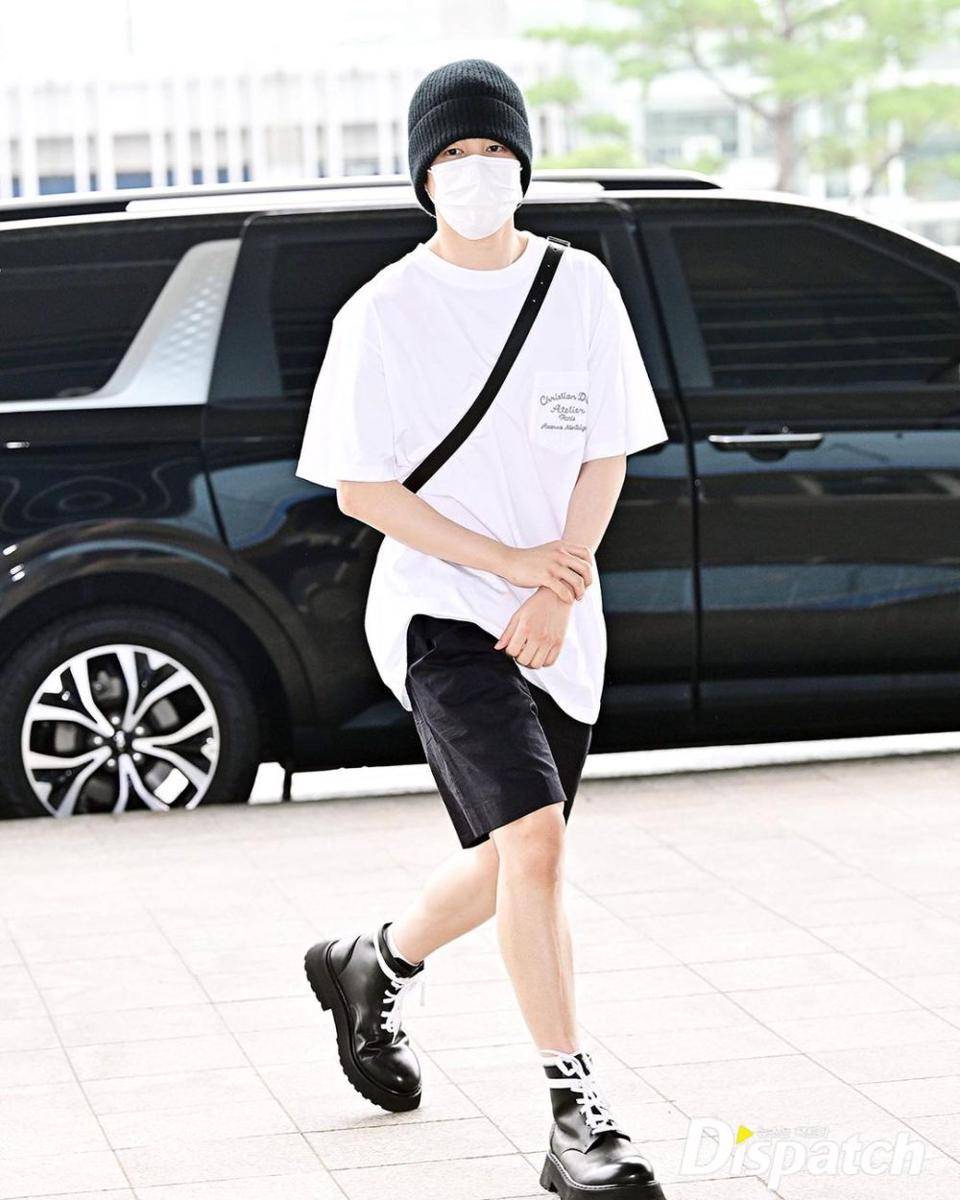 potret Jimin BTS (instagram.com/koreadispatch)