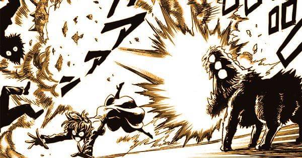 Rover menghancurkan monster yang hampir mengalahkan grup Blizzard ( Dok. tonarioyj.jp/One Punch Man )