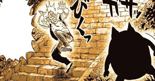 King berjumpa dengan sosok yang diduga adalah Manako ( Dok. tonarioyj.jp/One Punch Man )