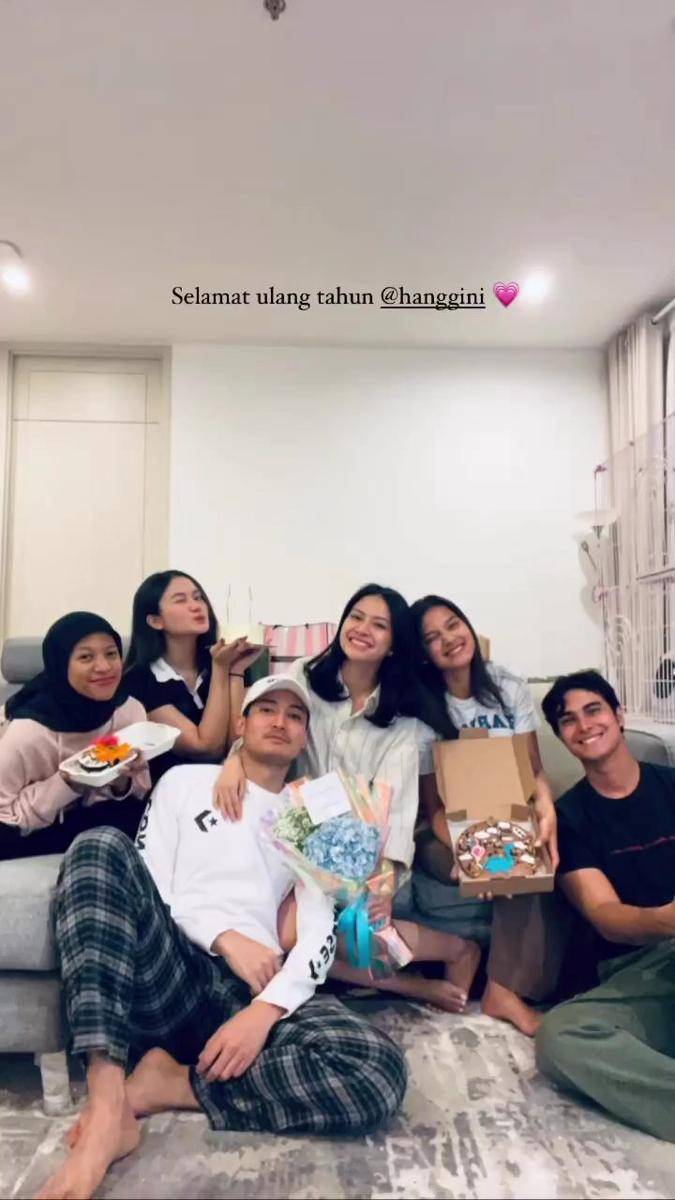potret kejutan ulang tahun ke-24 Hanggini (instagram.com/animrf)