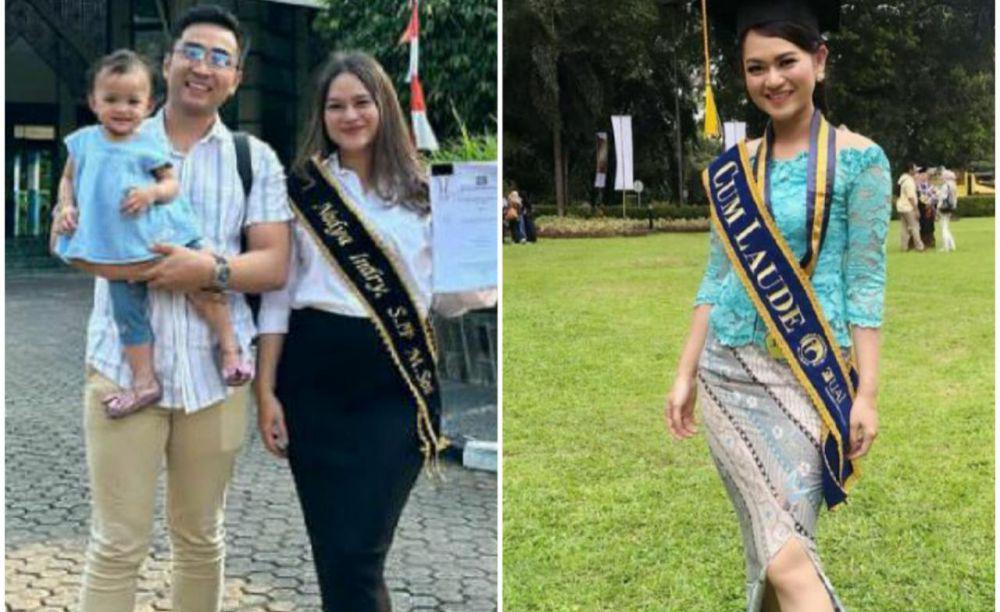 10 Momen Perjuangan Nadya, Istri Lutfi Agizal Raih Gelar S2 M.Sos