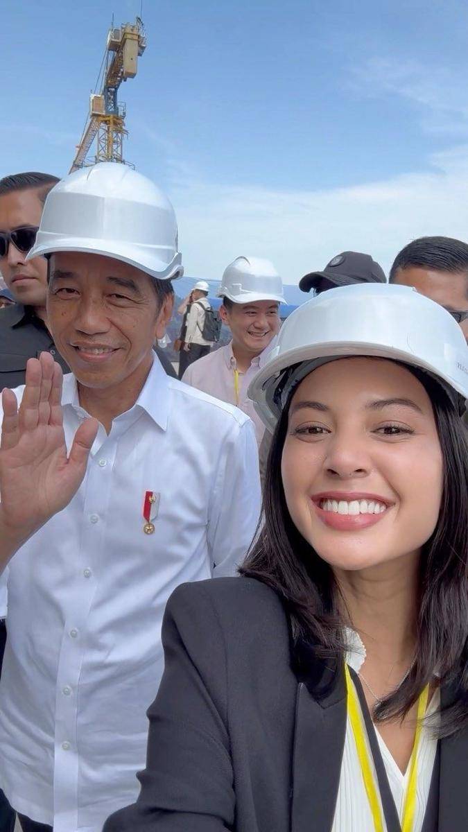 artis ikut acara di IKN (instagram.com/aurelie)