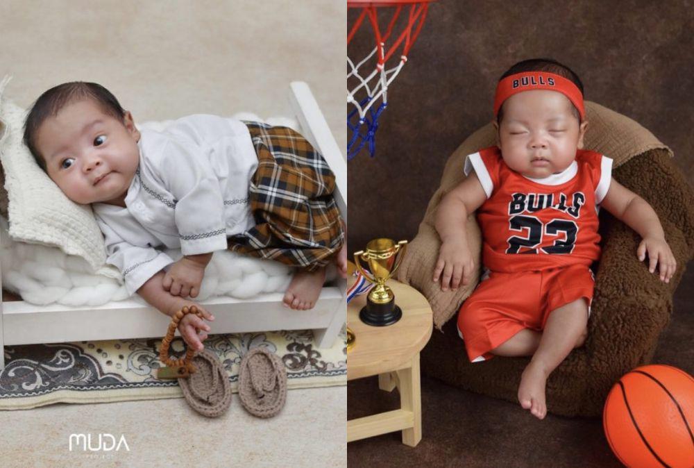 7 Newborn Photoshoot Devan Anak Musdalifah Basri, Lucu dan Gemas!