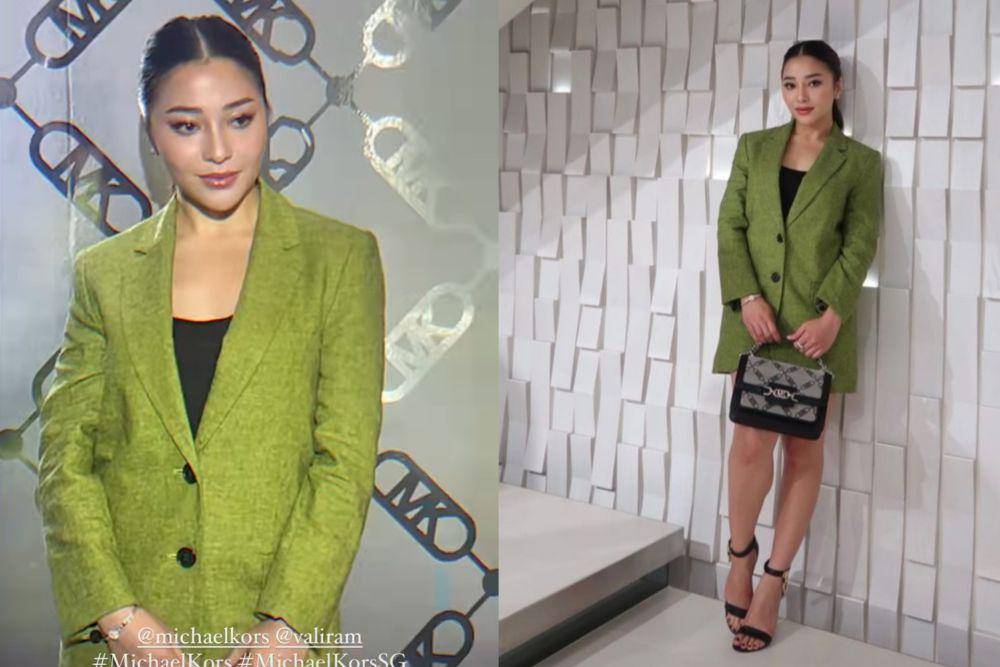 Nikita Willy hadiri event Michael Kors (Instagram.com/ssabihaislam)