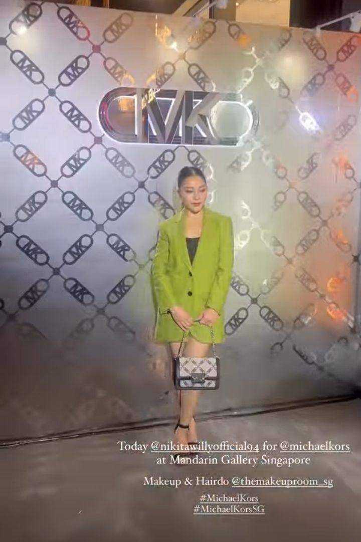 Nikita Willy hadiri event Michael Kors (Instagram.com/nikitawillyofficial94)
