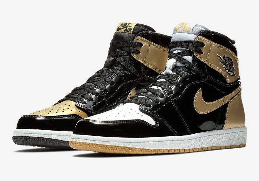 Air Jordan 1 Retro High Gold "Top 3" (www.tokopedia.com)