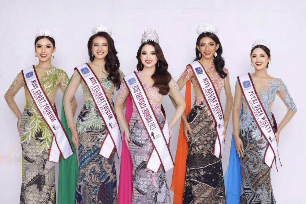Top 5 Putri Pariwisata Indonesia 2023 (instagram.com/edhygracia)