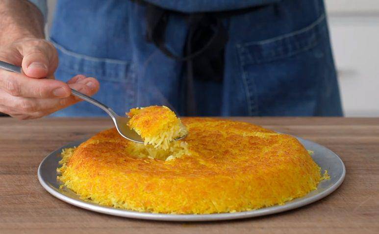 ilustrasi tahdig (YouTube.com/Brian Lagerstrom)