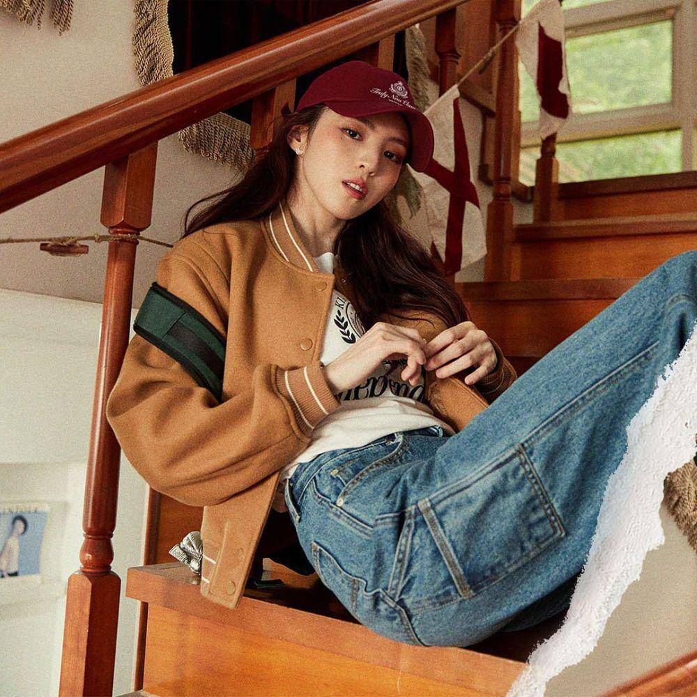 potret Han So Hee dalam busana Giordano (instagram.com/giordanokr)