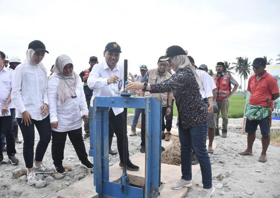 Bendung Baliase Luwu Utara Mulai Mengaliri Tiga Ribu Hektare Sawah