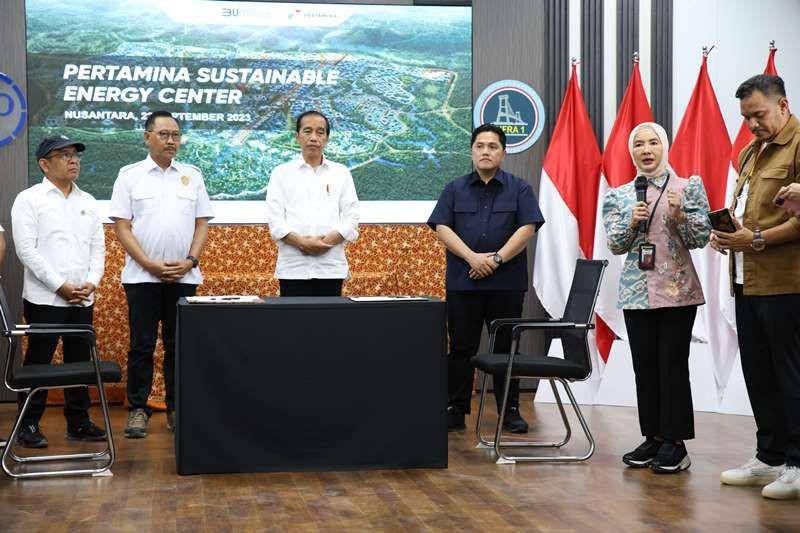 Direktur Utama PT Pertamina Nicke Widyawati, Jumat (22/9/2023). Foto OIKN