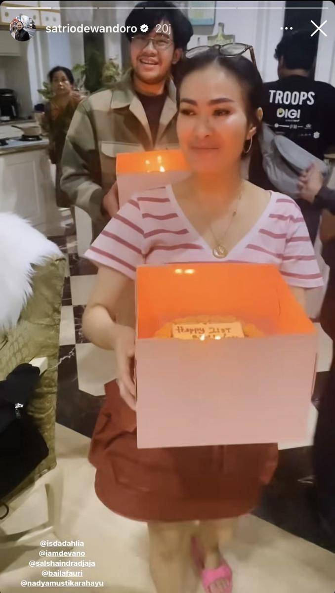 potret kejutan ultah Devano Danendra (Instagram.com/satriodewandoro)