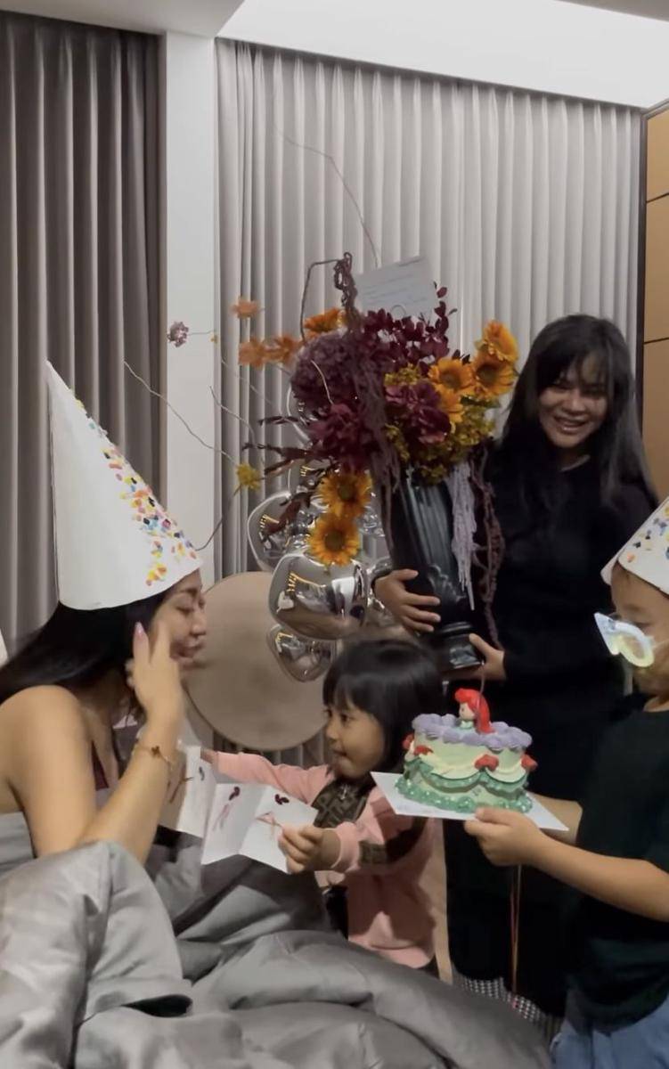potret Xabiru dan Chava siapkan kejutan ulang tahun Rachel Vennya (Instagram.com/vienstasman)