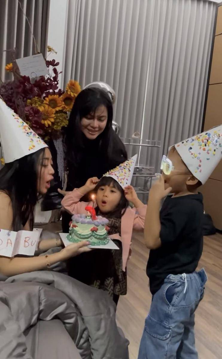potret Xabiru dan Chava siapkan kejutan ulang tahun Rachel Vennya (Instagram.com/vienstasman)