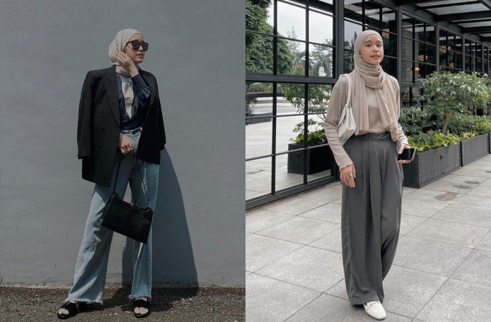 8 Inspirasi Outfit Hijab Smart Casual ala Influencer Pamela Agatha