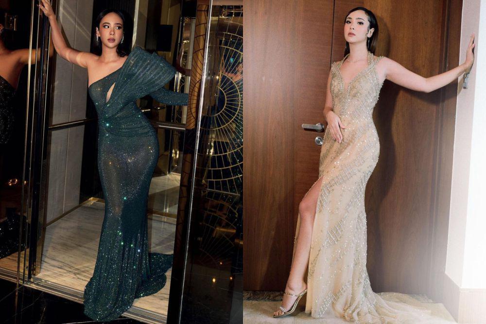 7 Referensi Dress Formal ala Pamela Bowie, Elegan untuk ke Pesta!