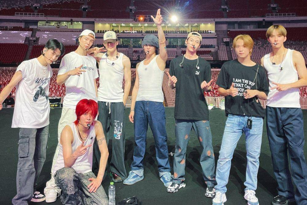 NCT 127 rehearsal di GBK. (twitter.com/NCTsmtown_127)