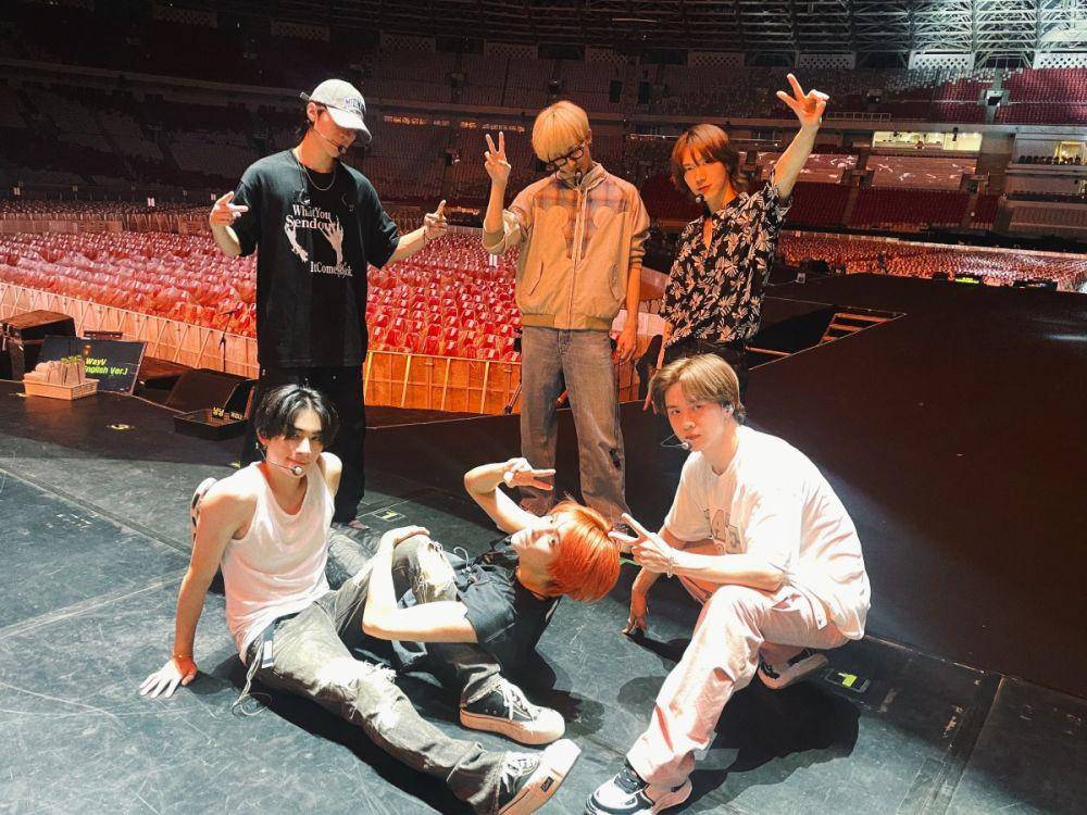 WayV rehearsal di GBK. (twitter.com/WayV_official)