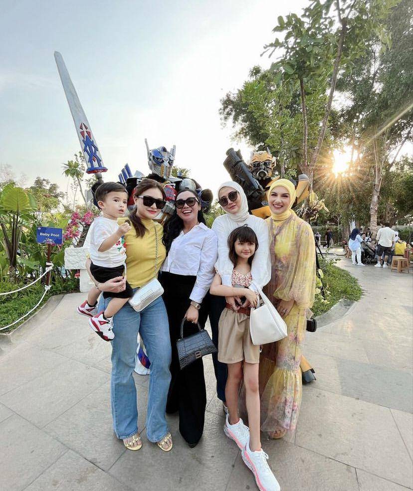 potret artis di perayaan ulang tahun ke-3 Air Rumi, anak Irish Bella (Instagram.com/marissyaichareal)