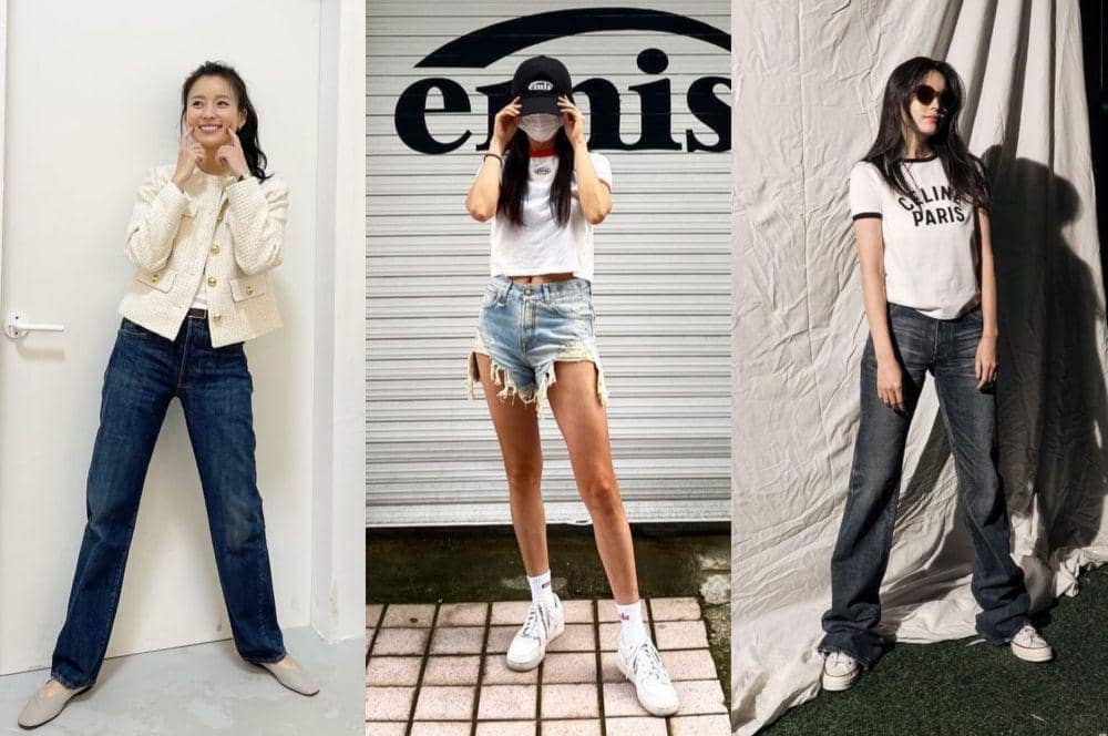 8 Ide Padu Padan Celana Jeans ala Han Hyo Joo Pemeran Drakor Moving