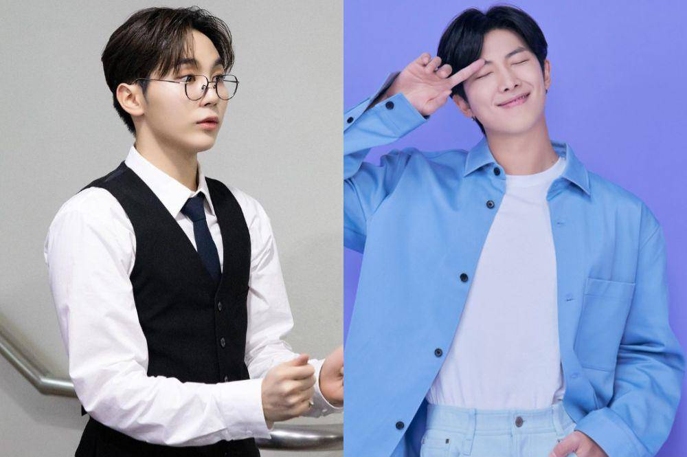 Seungkwan SEVENTEEN dan RM BTS (instagram.com/pledis_boos | weverse.io/bts)