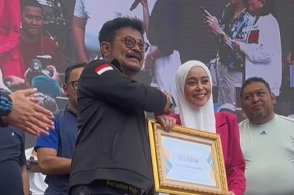 Lesti Kejora Didapuk Jadi Duta Petani Millennial oleh Kementan
