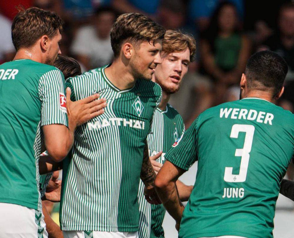 Werder Bremen saat merayakan selebrasi gol. (instagram.com/werderbremen)