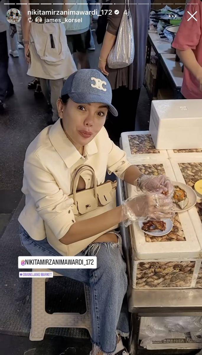 potret Nikita Mirzani liburan ke Korea (Instagram.com/nikitamirzani_172)