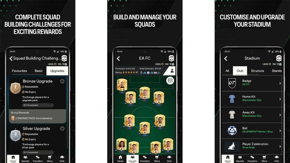 EA Sports FC 24 Companion (dok. EA)