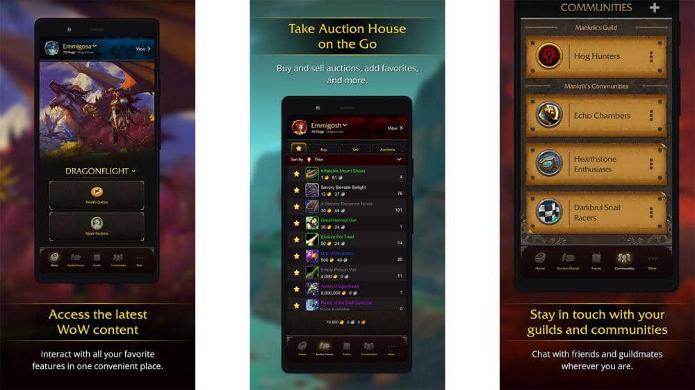 WoW Companion (dok. Blizzard Entertainment)