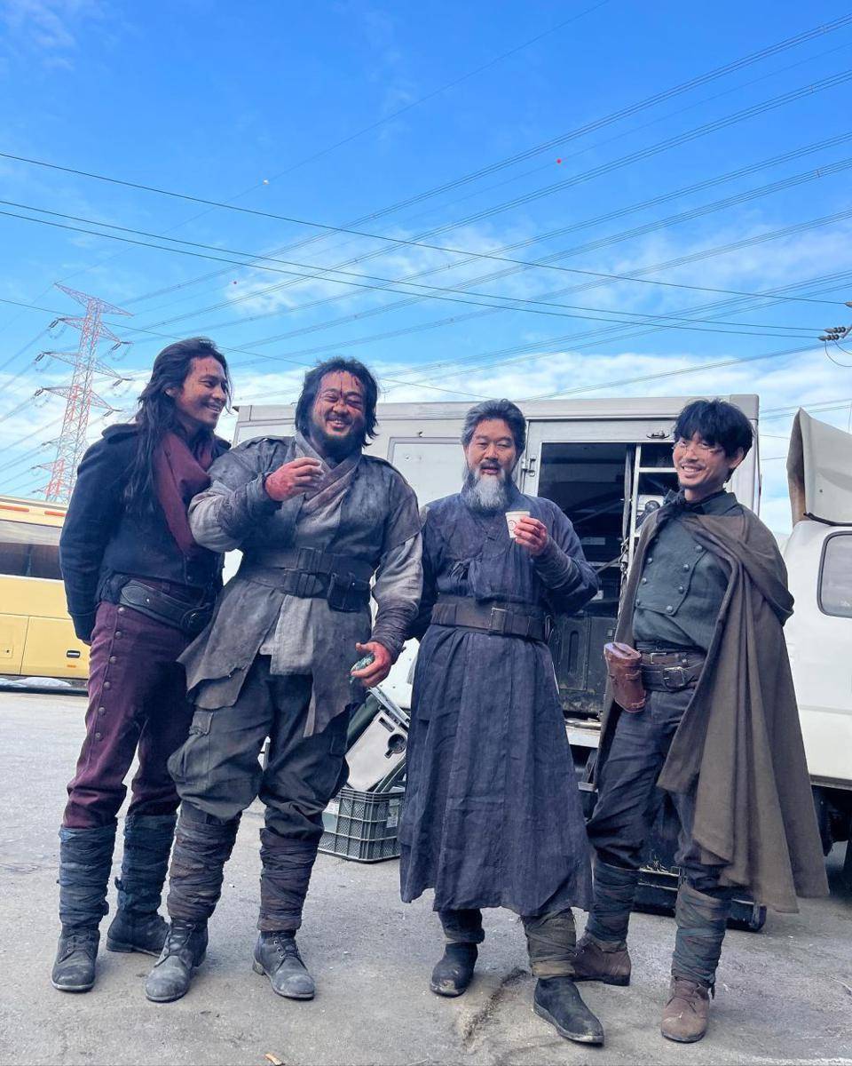 potret di balik layar drama Song of the Bandits (instagram.com/yup_c)